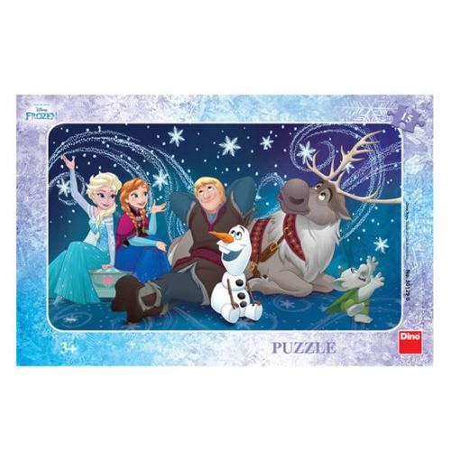 Ledové království - Sněhové vločky - puzzle 15 dílků
					 - Disney Walt
