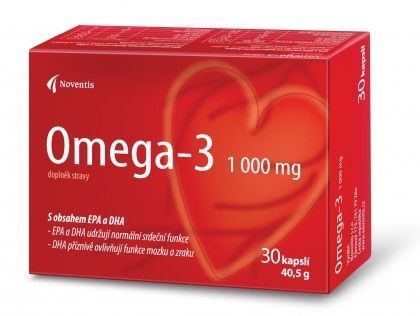 Noventis Omega–3 1000 mg 30 kapslí