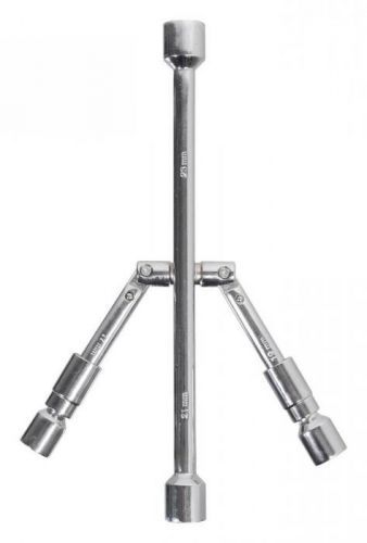 Klíč na kola 17-19/21-23 mm TÜV, GS skládací, COMPASS