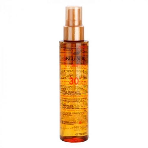 Nuxe Sun olej na opalování SPF 30 (Taning Oil with Sun and Water Flowers) 150 ml