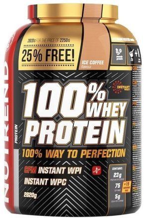 Nutrend 100% Whey Protein 2,25kg ledová káva