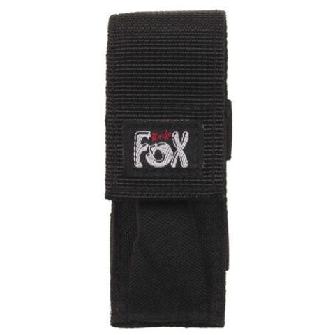 Pouzdro na nůž velké nylon FOX ČERNÉ