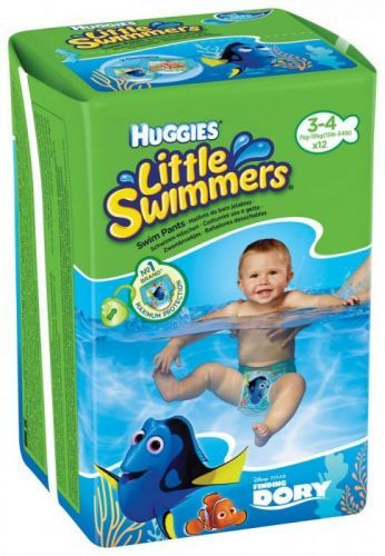 Dětské pleny HUGGIES Little Swimmers 3/4, 12 ks