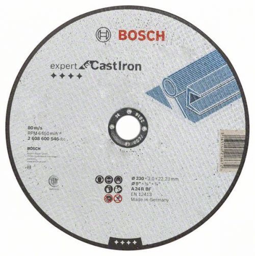 Dělicí kotouč rovný Expert for Cast Iron - AS 24 R, 230 mm, 3,0 mm - 3165140218672 BOSCH
