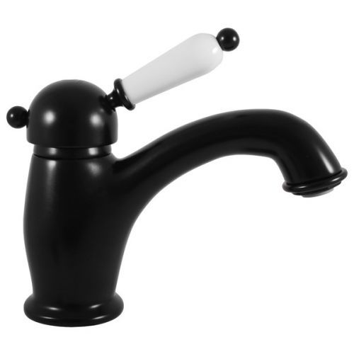 SLEZAK-RAV Vodovodní baterie umyvadlová LABE , černá matná, 1/2'' L526.5CMAT