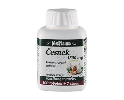 MedPharma Česnek 1500 mg 100 tob. + 7 tob. ZDARMA