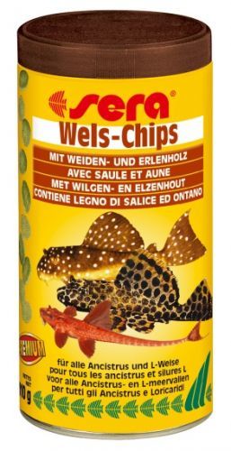 Sera speciální krmivo pro krunýřovité sumečky Wels-Chips 250ml