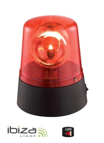 Majáček IBIZA JDL008R-LED červený, nepravidelně blikající