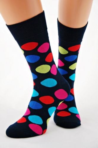 Pánské ponožky Regina Socks Bamboo 7141 - 39-42 - bordó-tmavě modrá