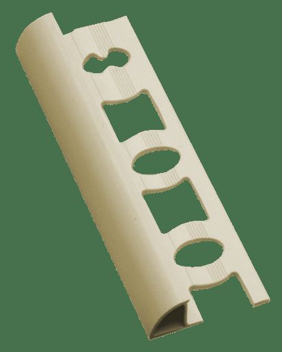 Lišta ukončovací oblá PVC slonová kost, 10 mm, 250 cm L1025003
