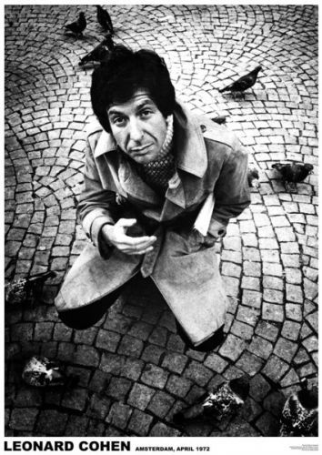 ARTIFICIAL POSTERS Plakát, Obraz - Leonard Cohen - Amsterdam ’72, (59.4 x 84 cm)