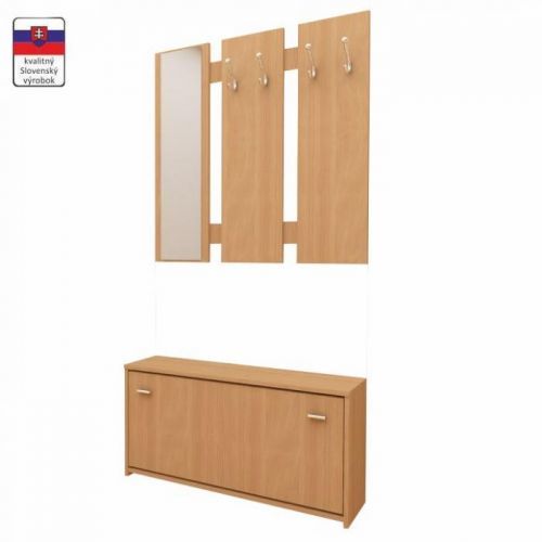 TEMPO KONDELA Předsíňová sestava, buk, LADA NEW