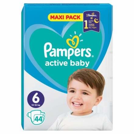 PAMPERS Active Baby Maxi Pack S6 44ks