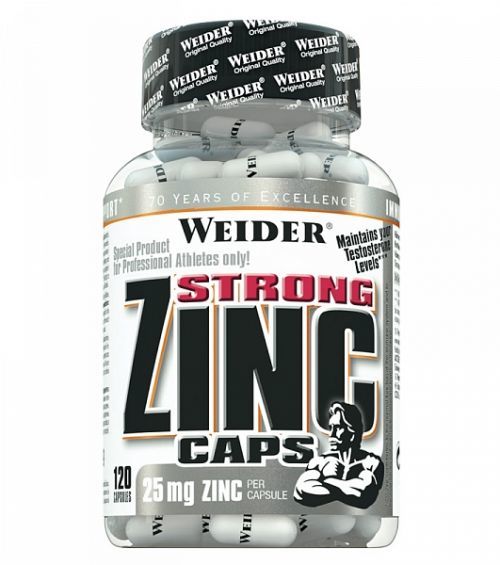 Weider Strong Zinc Caps, 120 kps