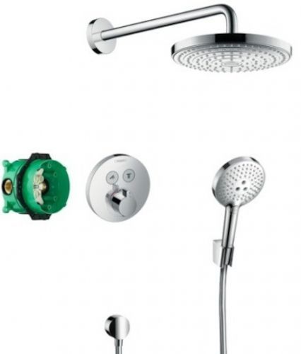 Hansgrohe Raindance Select E - Designová sprchová souprava ShowerSelect, chrom 27297000