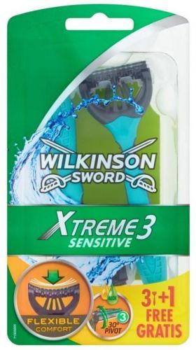 Wilkinson Sword Xtreme3 Sensitive jednorázový holicí strojek se 3 břity, 4ks