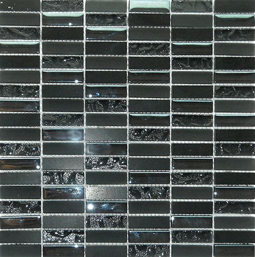 Mozaika Fineza Magic black 30x30 cm, lesk VDMA8002.1