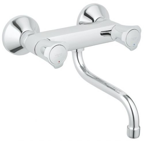 Dřezová baterie nástěnná Grohe Grohe s otočným raménkem, 150 mm 31187001