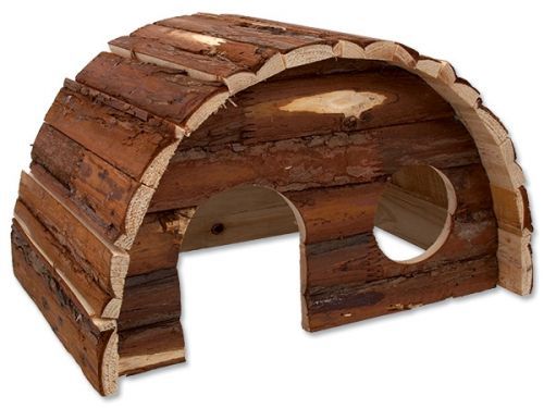 Domek SMALL ANIMALS Hobit dřevěný 36,5 x 22 x 20 cm