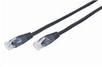 Gembird Patch kabel RJ45, cat. 5e, UTP, 1m, černý