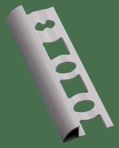 Lišta ukončovací oblá PVC bílá, 10 mm, 250 cm L10250