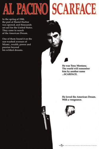 Posters Plakát, Obraz - Scarface - movie, (61 x 91,5 cm)