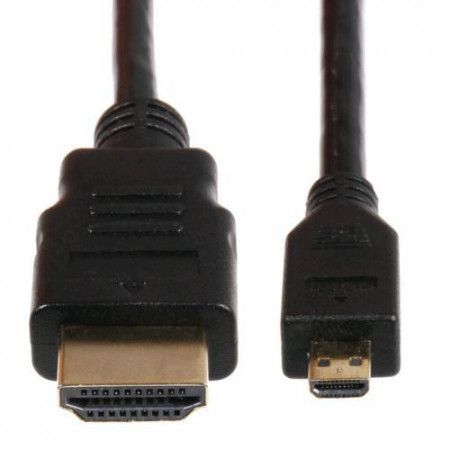 RASPBERRY PI kabel propojovací Micro HDMI (M) na HDMI (M), stíněný, černý, 3m, K-1481-3M