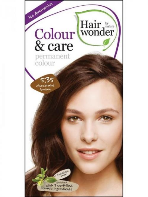 Hairwonder Dlouhotrvající barva Bio Čokoládová hnědá 5.35 100ml