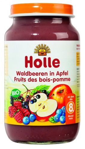 Holle Bio dětská přesnídávka lesní plody v jablku