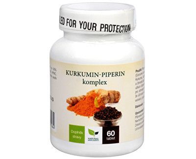 Natural Medicaments Kurkumin-piperin komplex 60 tablet