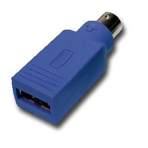 Redukce PS/2 M - USB A(F) pro klávesnici