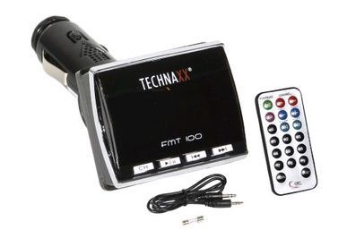 Technaxx FM transmitter + MP3 přehrávač FMT100
