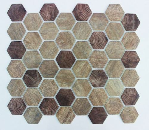 Premium Mosaic Mozaika sklo wood brown 26/45 MOSV45WBR