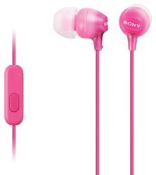 SONY MDR-EX15AP - Sluchátka do uší s mikrofonem - Pink