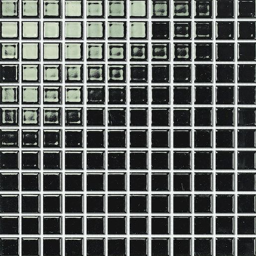 Premium Mosaic Mozaika keramická černá lesk 2,3x2,3 cm MOS23BK