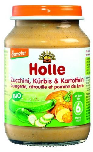 Holle Bio dětská přesnídávka cuketa a dýně s bramborem