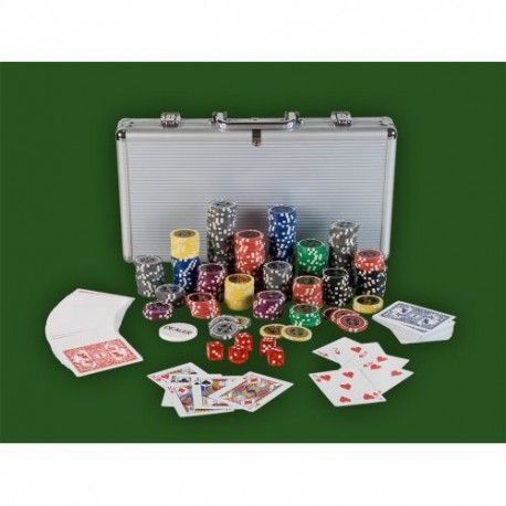 Poker set 300 ks žetonů 1 - 1000 design Ultimate OEM M02642
