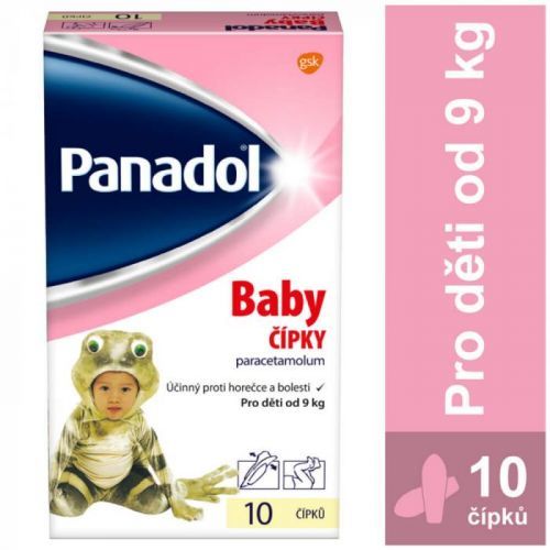 PANADOL Baby rektální čípky SUP 10x125 mg