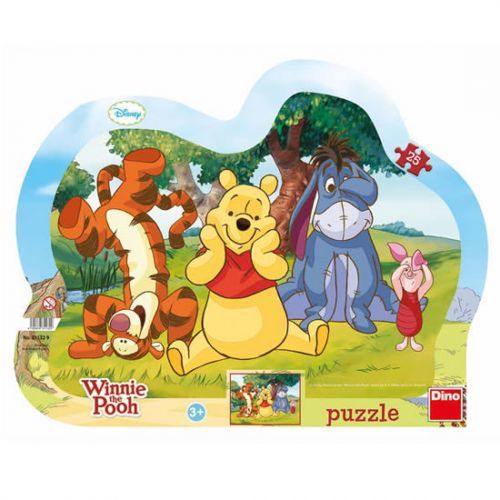 Schovávaná s Medvídkem Pú - puzzle 25 dílků
					 - Disney Walt