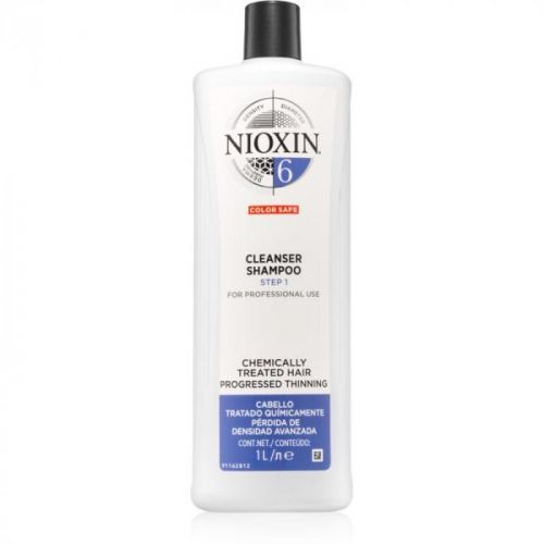 Nioxin System 6 čisticí šampon pro chemicky ošetřené vlasy