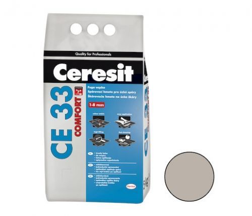 Spárovací hmota Ceresit CE33 5 kg šedá (CG2) CE33507