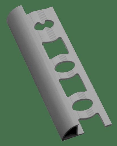 Lišta ukončovací oblá PVC světle šedá, 10 mm, 250 cm L102503