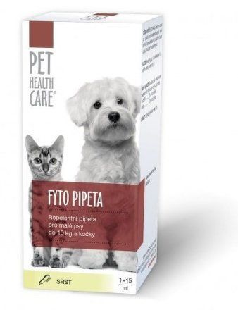 Pet health care Fytopipeta pes 10 kg kočka 1x15 ml