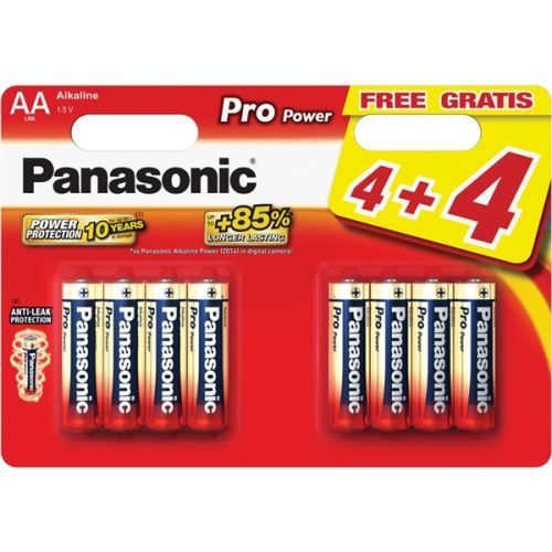 Baterie AA (R6) alkalická PANASONIC Pro Power LR6 8BP