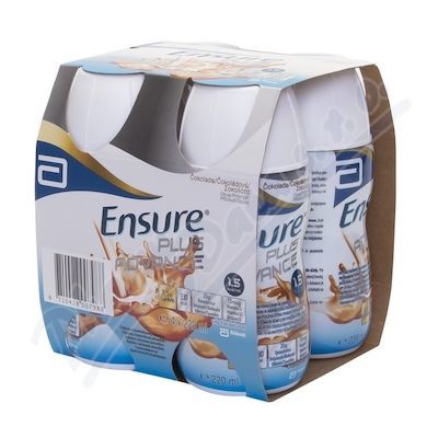 ENSURE PLUS ADVANCE ČOKOLÁDOVÁ PŘÍCHUŤ POR SOL 4X220ML