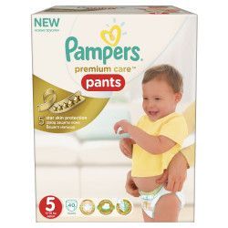 Pampers Premium Care Pants plenkové kalhotky velikost 5 Junior 20 ks