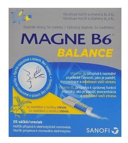 Magne B6 Balance B9 powd. stick 20