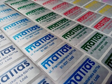 Plomby 50x30 Void stříbrný Kratka barevný potisk