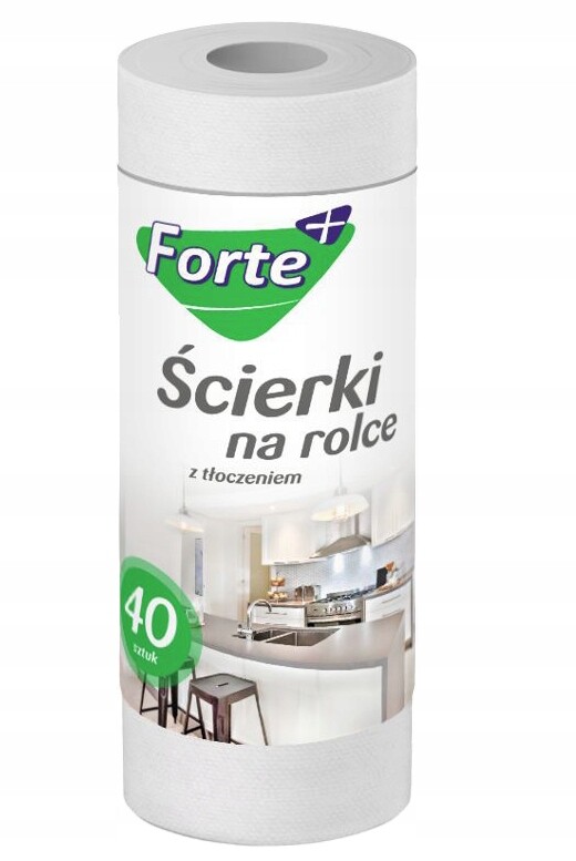 3X Forte+ Utěrky na roli s lisováním 40 ks