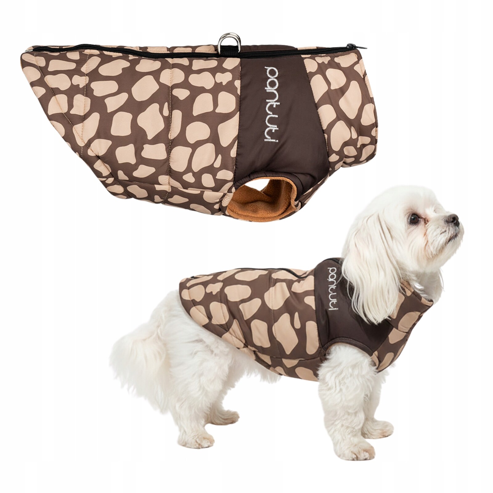 Bunda pro psa se zapínáním na zádech s motivem srnky Bambi XL